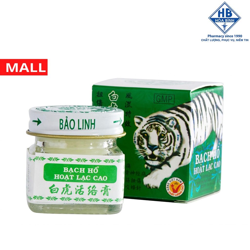  Cao xoa bóp Bạch Hổ Hoạt Lạc Cao 20g 