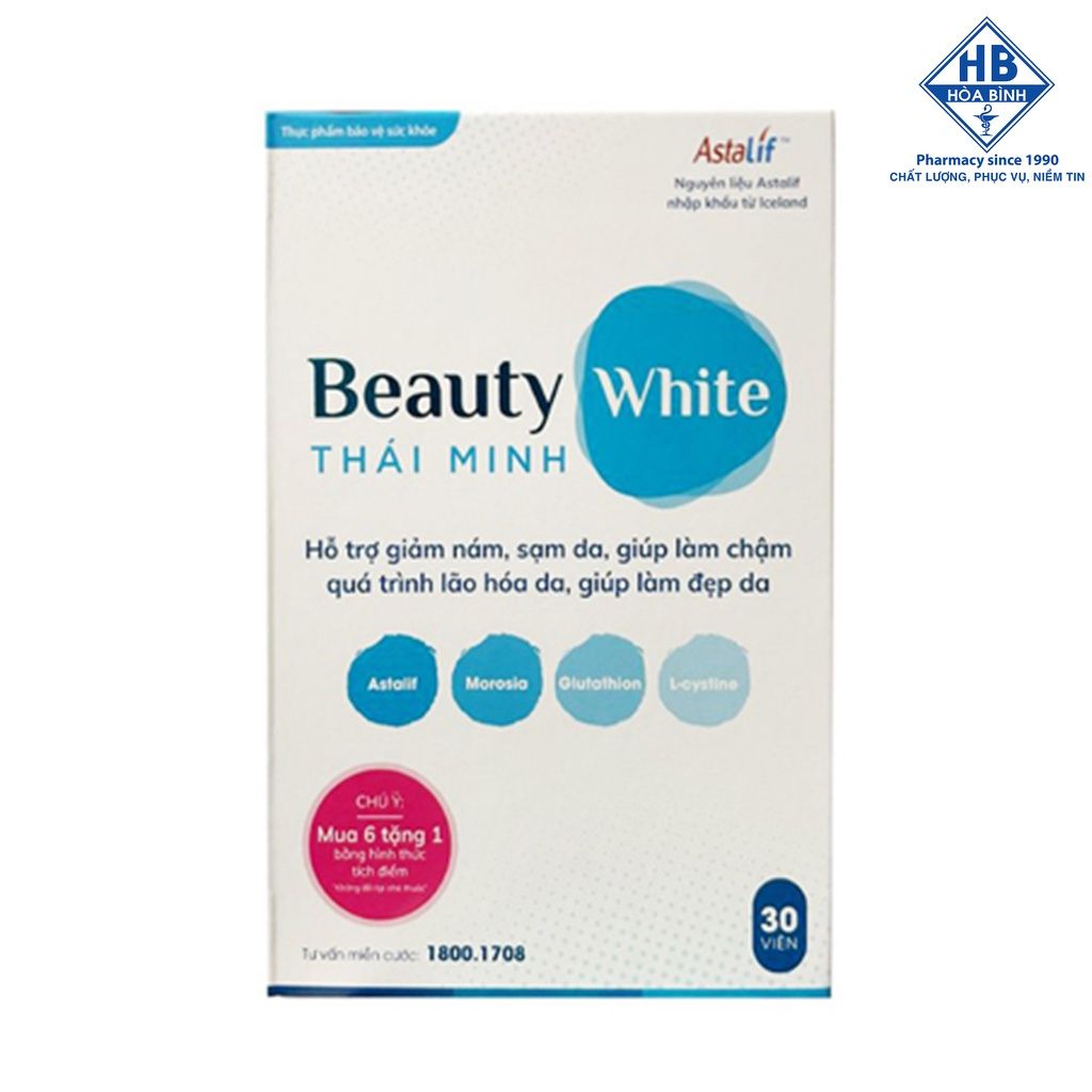  BEAUTY WHITE THÁI MINH – Viên uống đẹp da 