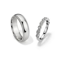 Bộ nhẫn cưới bạch kim