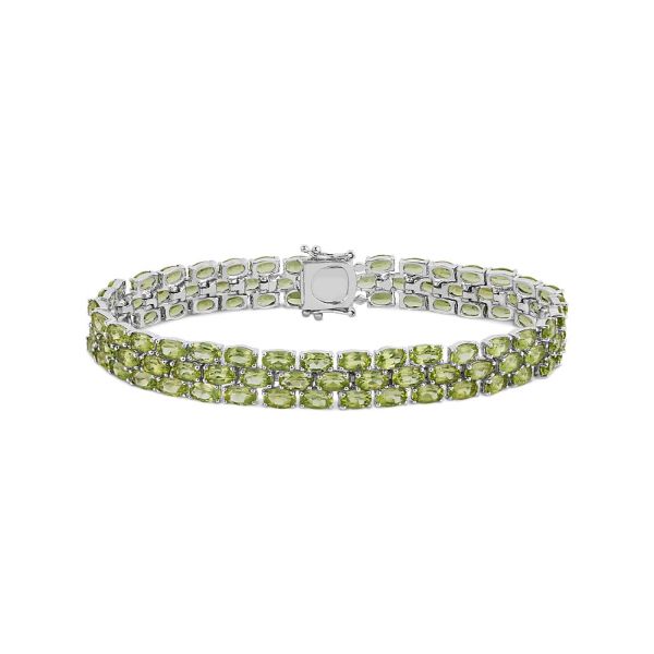 Lắc tay đá quý Trio Oval Peridot