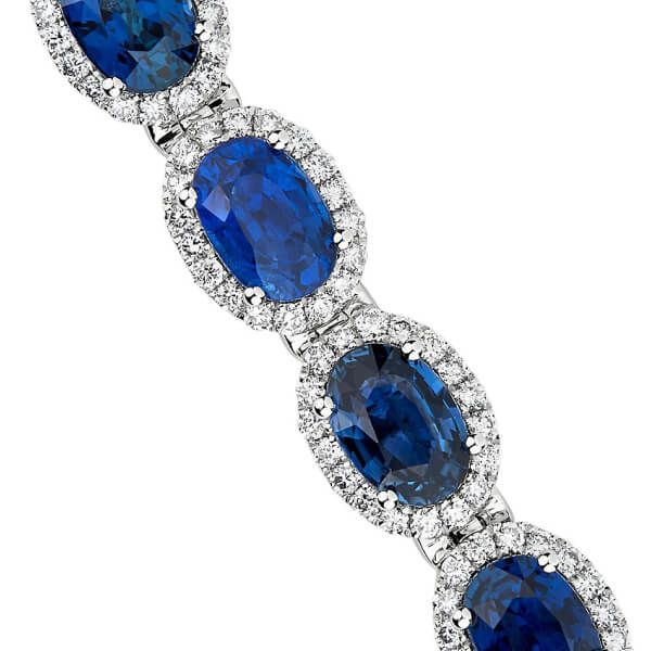 Lắc tay Oval Sapphire