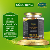 Đông Trùng Hạ Thảo Sấy Thăng Hoa Vimifood Nhãn Đen 10g