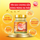 Set 10 Hũ Yến Chưng Sẵn Đông Trùng Hạ Thảo Yến Sào Biển Đông East Sea Nest 10 Hũ x 70ml