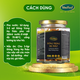 Đông Trùng Hạ Thảo Sấy Thăng Hoa Vimifood Nhãn Đen 10g