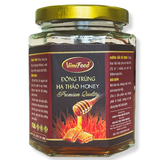 Mật Ong ngâm Đông Trùng Hạ Thảo Vimifood 360g
