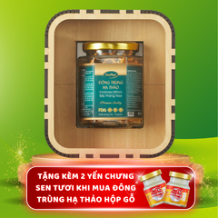 Đông Trùng Hạ Thảo Sấy Thăng Hoa Vimifood Premium Quality - Hộp Gỗ 10Gr