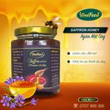 Mật Ong ngâm Saffron (Nhụy hoa nghệ tây) Vimifood 360g