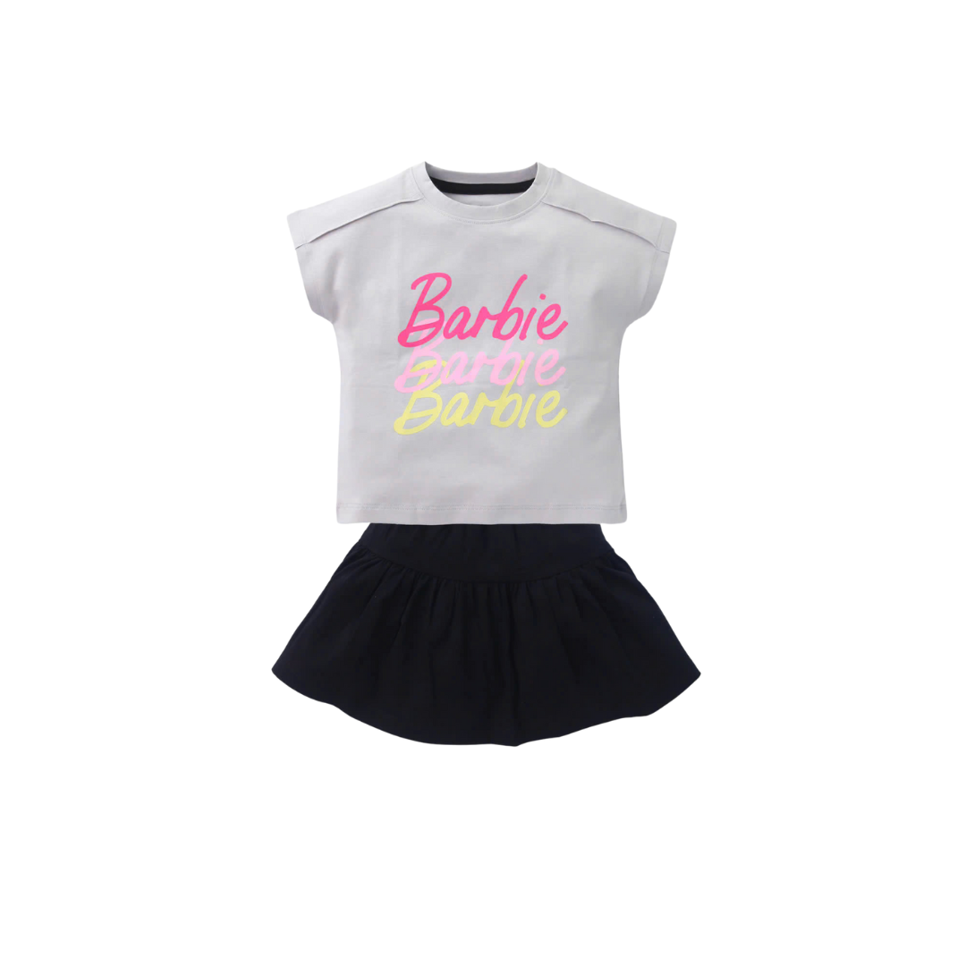 Bộ áo váy bé gái cotton actif size 1-5y