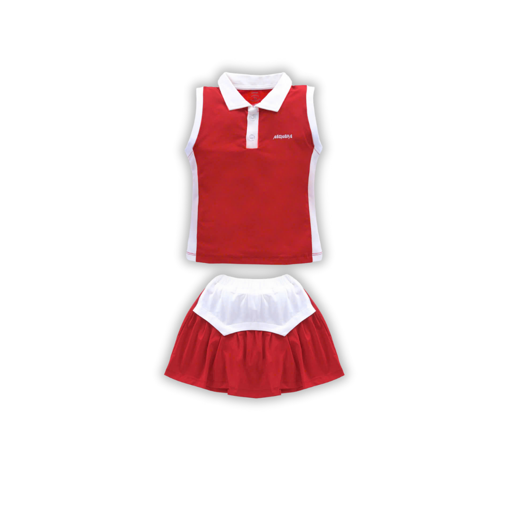 Bộ sát nách chân váy thể thao bé gái size 1-5y – ảnh 3