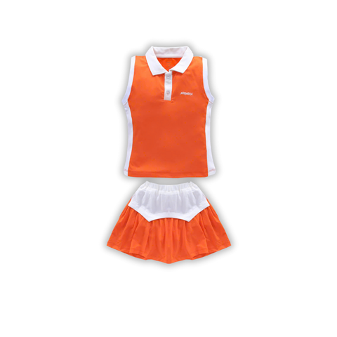 Bộ sát nách chân váy thể thao bé gái size 1-5y