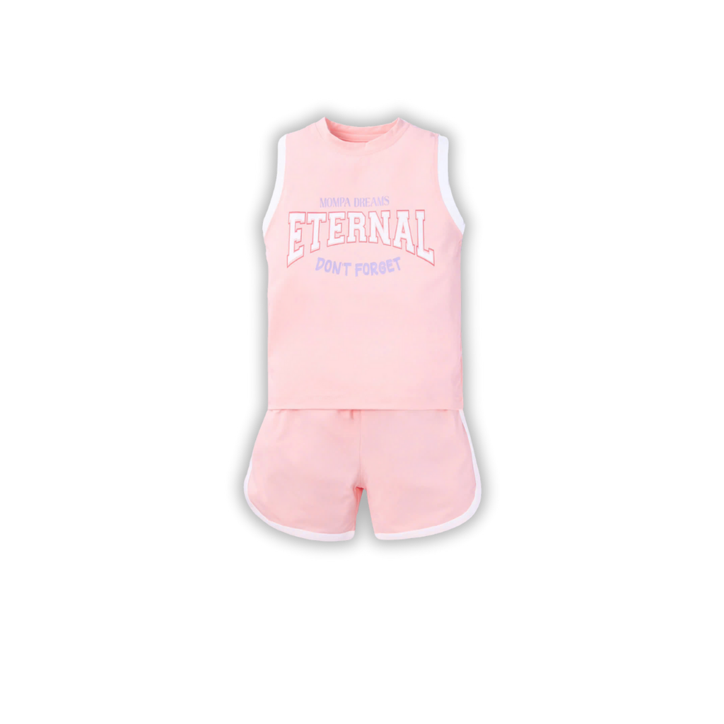 Bộ sát nách chân váy thể thao bé gái size 1-5y – ảnh 1
