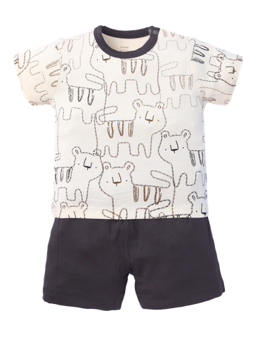 Bộ cộc tay Modal - 176 | 6-36M