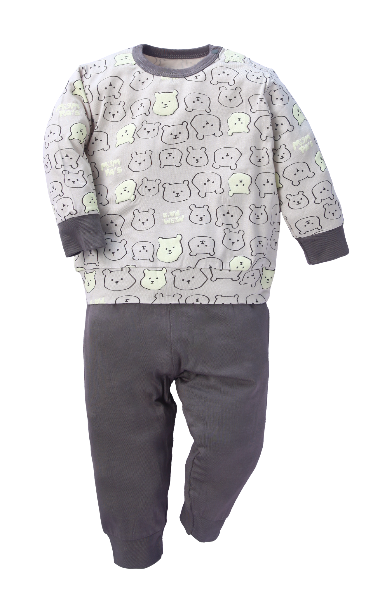 Bộ dài tay cho bé - Modal MP 377 | size từ 6-48m