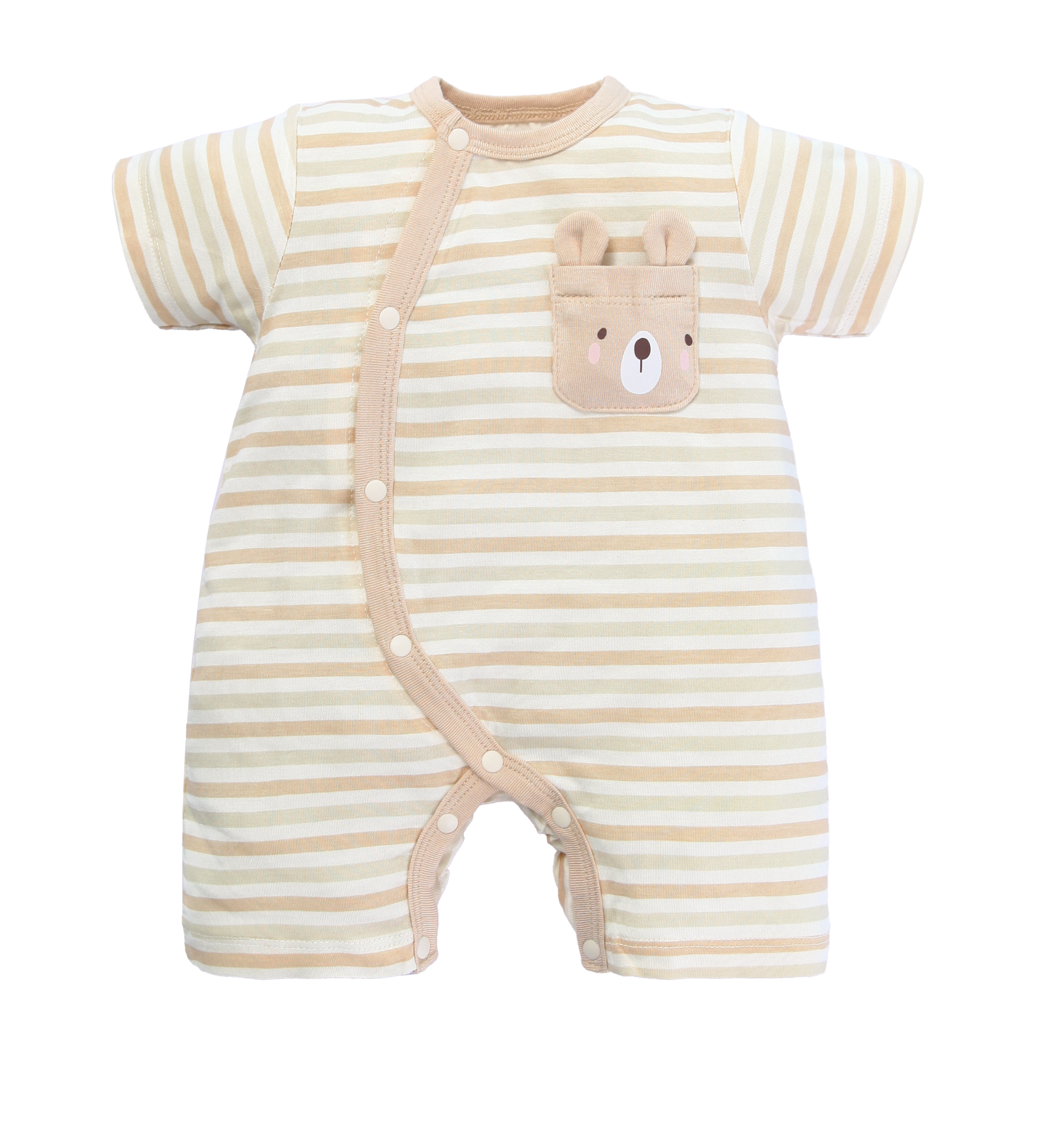 Bộ body cài chéo cộc Modal - 463 | size 0-6m