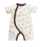 Bộ body cài chéo cộc Modal - 463 | size 0-6m