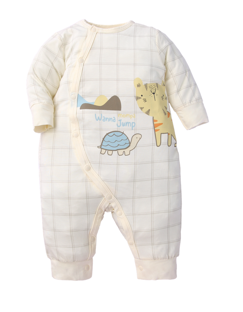 Set sơ sinh dài tay cài chéo Bamboo – ảnh 1