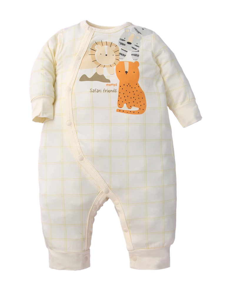 Set sơ sinh dài tay cài chéo Bamboo – ảnh 2