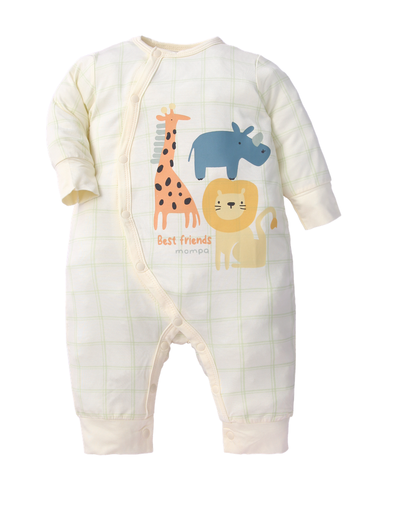 Set sơ sinh dài tay cài chéo Bamboo – ảnh 3