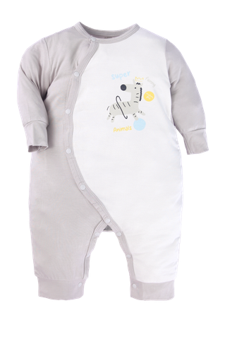 Bộ body dai cài chéo dài tay Bamboo - MP466 | size 0-9M