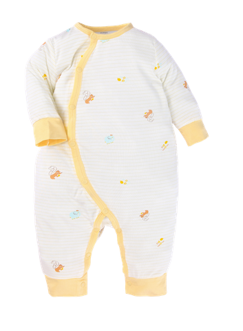 Bô body dài cài chéo Bamboo - MP467 | Size 0-9M