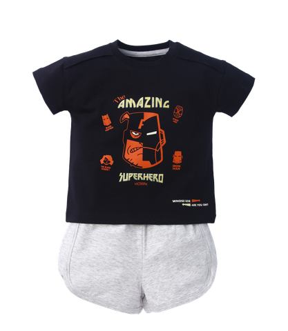 Bộ cộc tay cotton actif size 1-5y | MP480