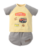 Bộ cộc tay cotton actif bé trai size 1-5y | MP481