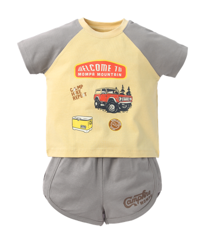 Bộ cộc tay cotton actif bé trai size 1-5y | MP481