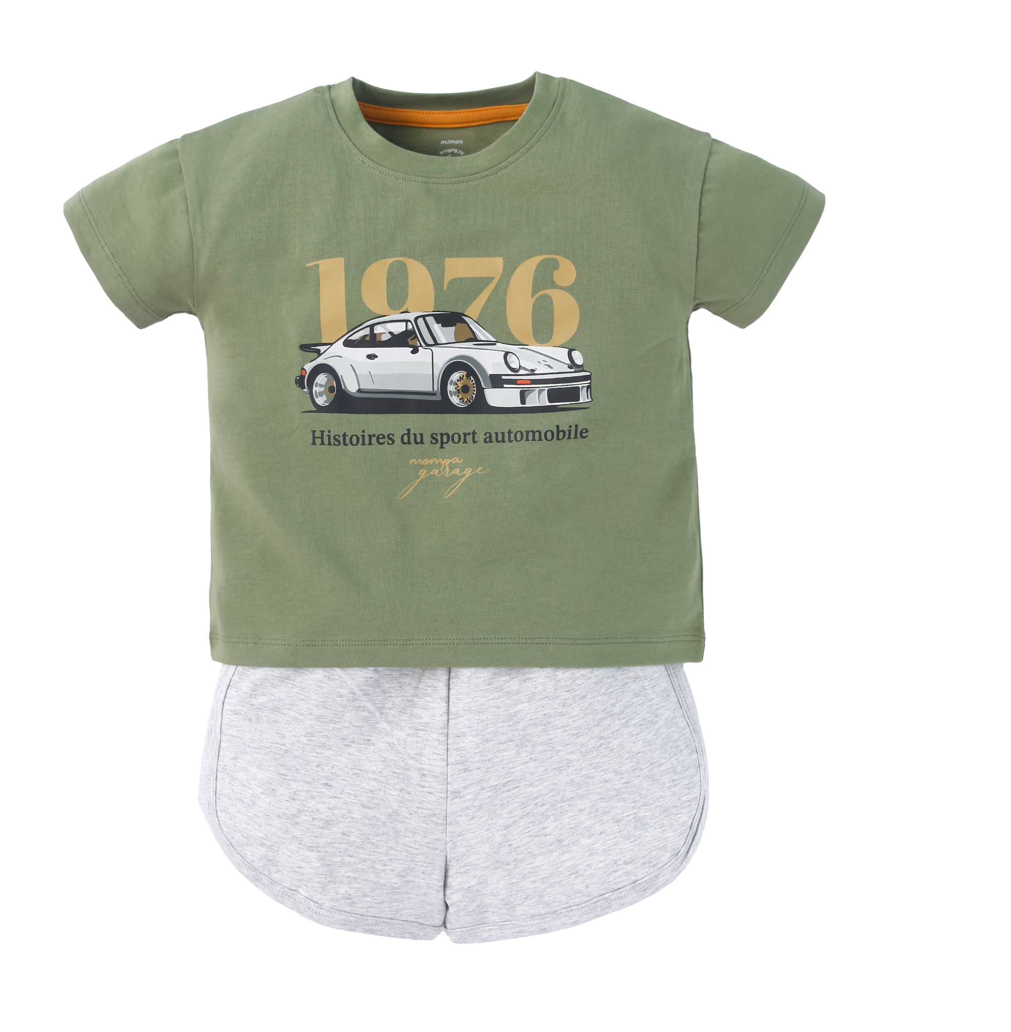 Bộ cộc tay cotton actif cho bé trai size 1-5y
