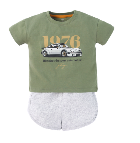 Bộ cộc tay cotton actif cho bé trai size 1-5y | MP482