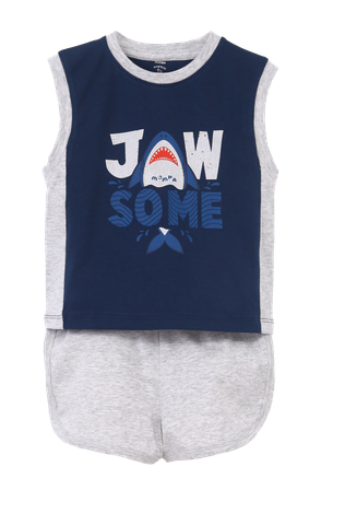 Bộ sát nách bé trai size 1-5y