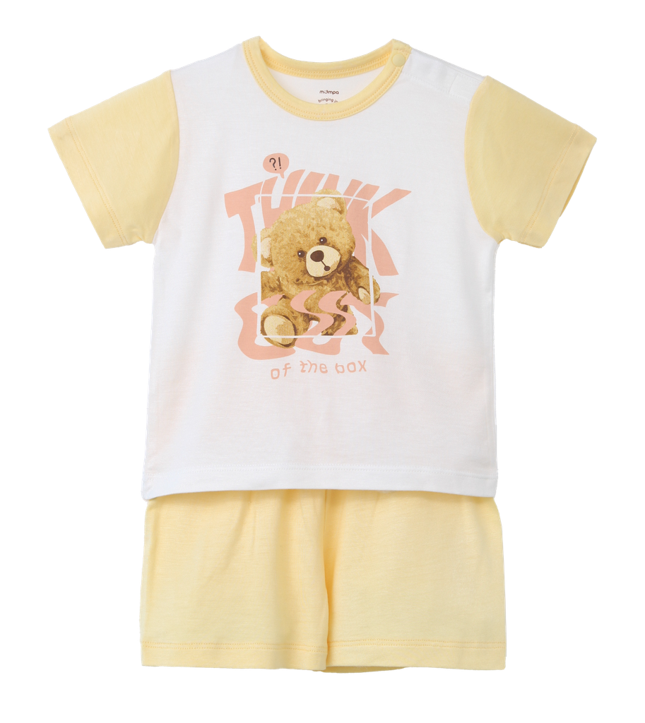 Bộ cộc tay modal cho bé gái size 6-48m – ảnh 2