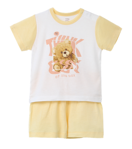 Bộ cộc tay modal cho bé gái size 6-48m | MP496