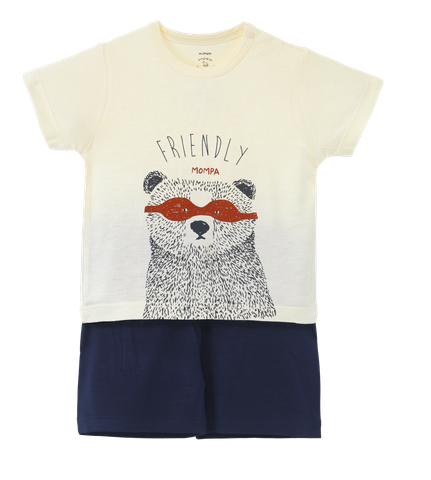 Bộ cộc tay modal cho bé trai size 6-48m | MP499