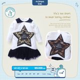 Váy xếp ly bé gái - Cotton MP 553 | size từ 2-6y