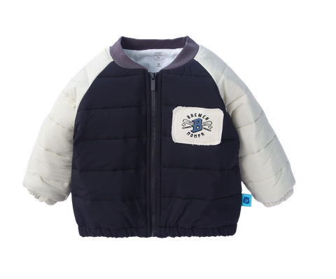 Áo khoác bomber phao trần bông 2 lớp lót cotton - 562 | size 1-5y