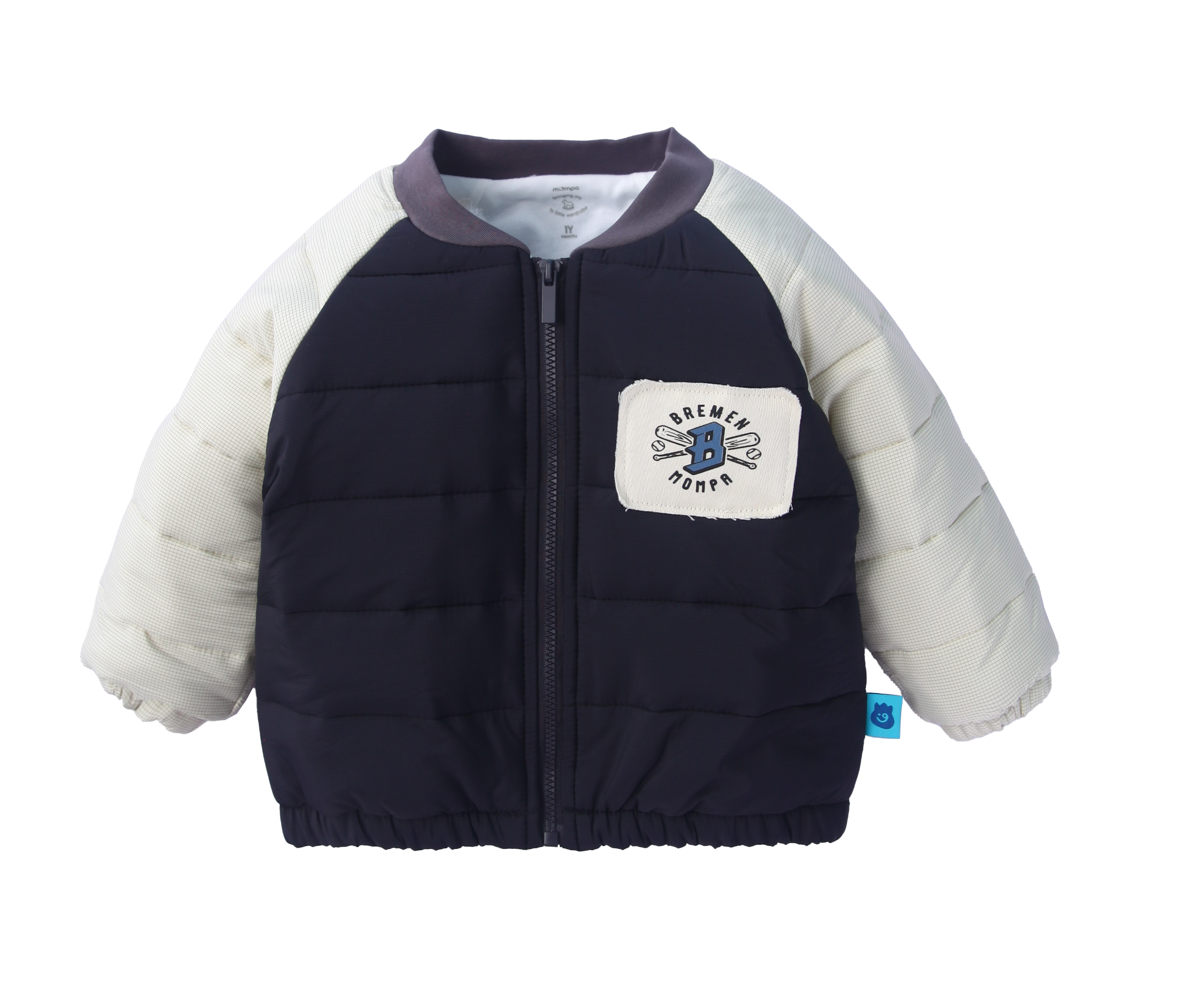 Áo khoác bomber phao trần bông 2 lớp lót cotton - 562 | size 1-5y