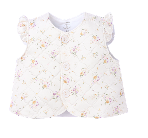 Gile hoa nhí trần bông - Cotton MP 677 | size từ 6-48m