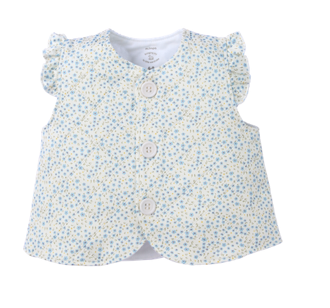 Gile hoa nhí trần bông - Cotton MP 677 | size từ 6-48m
