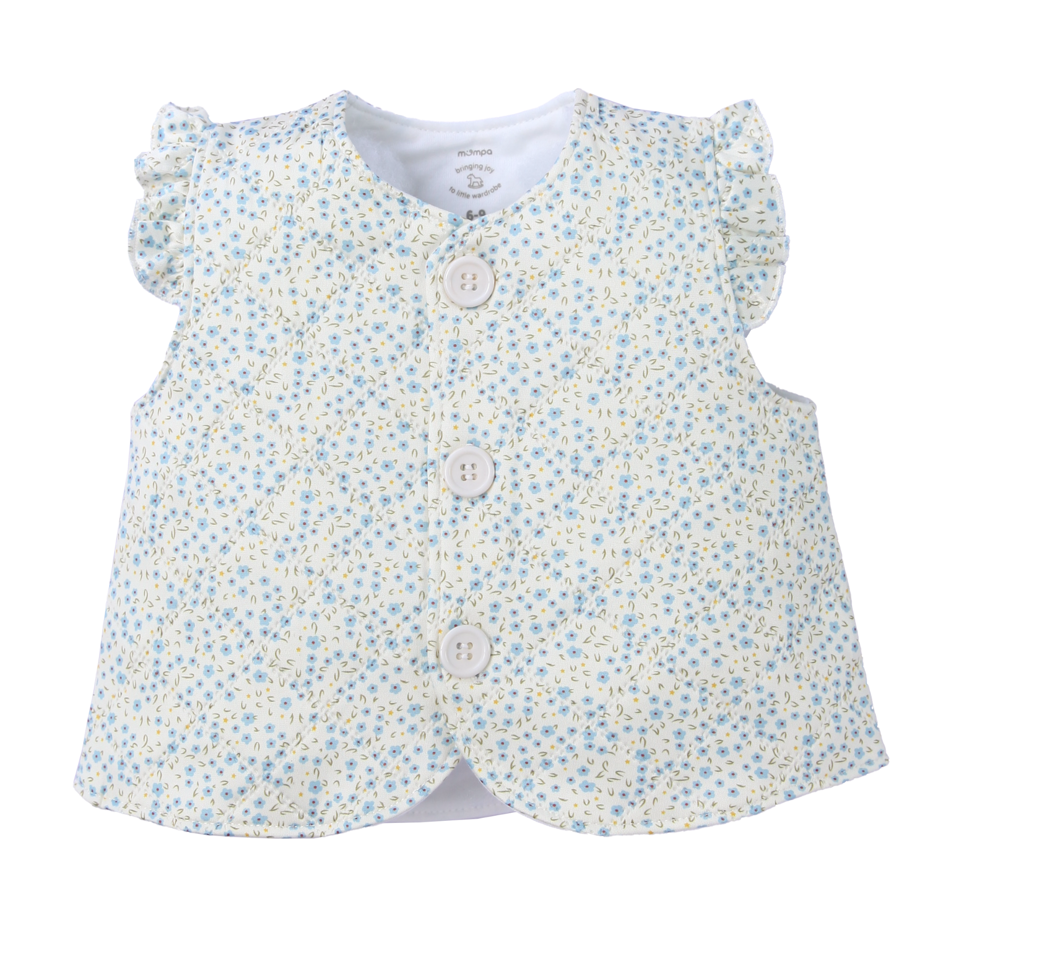 Gile hoa nhí trần bông - Cotton MP 677 | size từ 6-48m