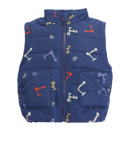 Áo gile phao trần bông 2 lớp lót cotton - 681 | size 1-5y