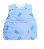 Áo gile phao trần bông 2 lớp lót cotton - 682 | size 6-48m