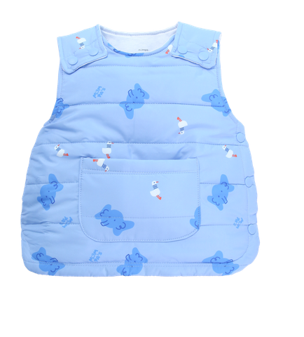 Áo gile phao trần bông 2 lớp lót cotton