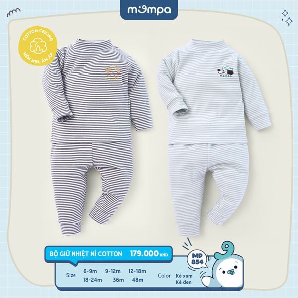 Bộ giữ nhiệt nỉ cotton