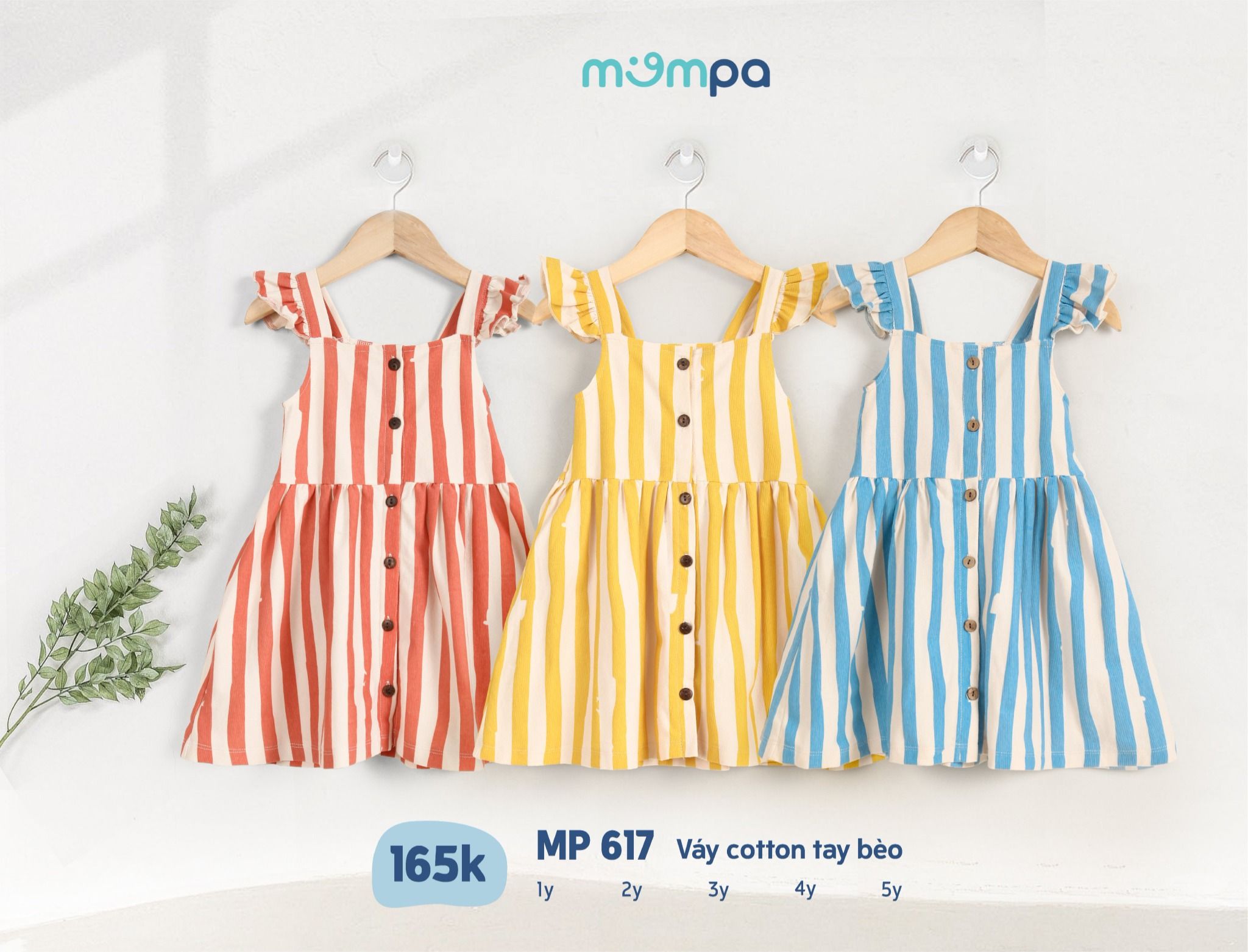 Váy tay bèo UniKorea cotton