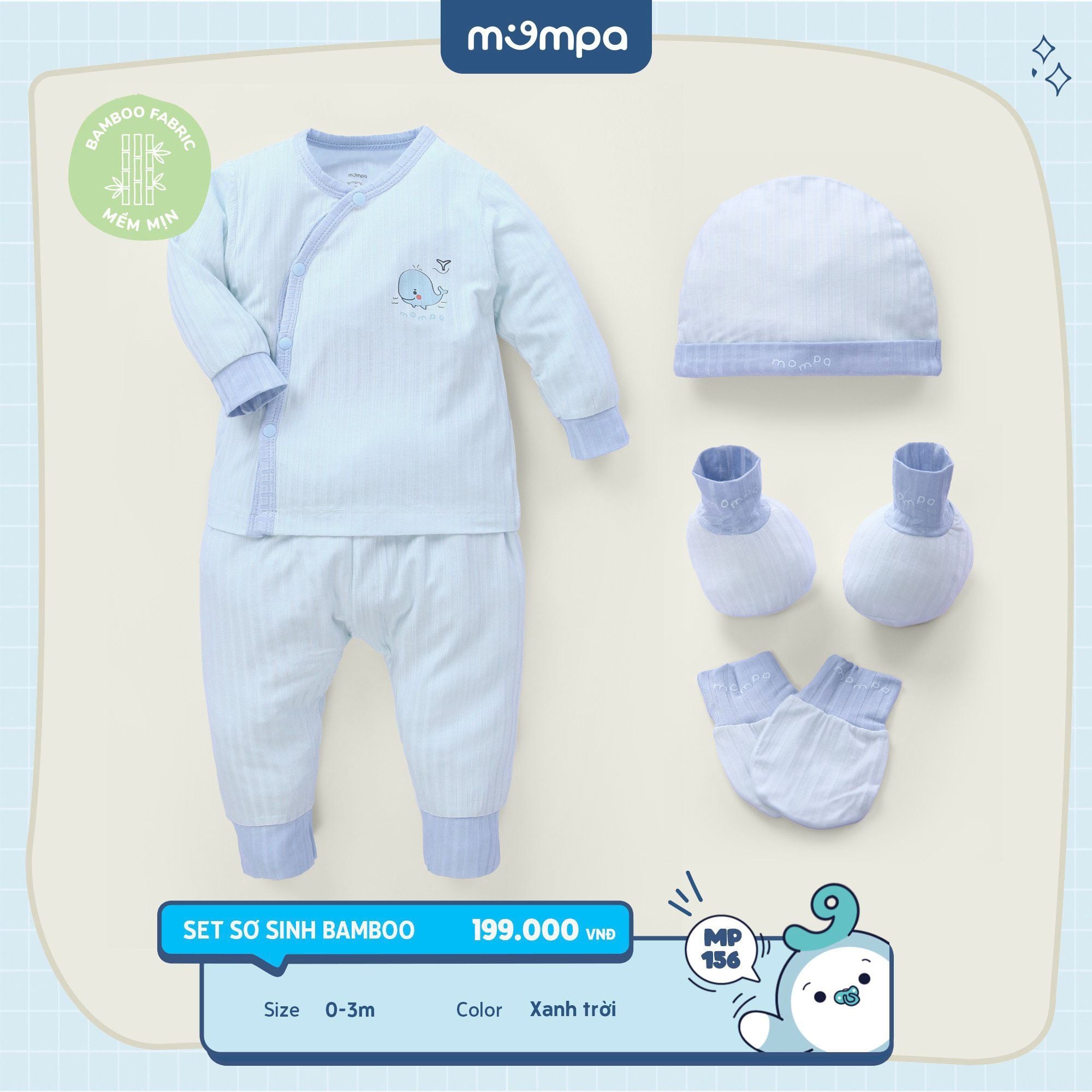 Set sơ sinh Bamboo
