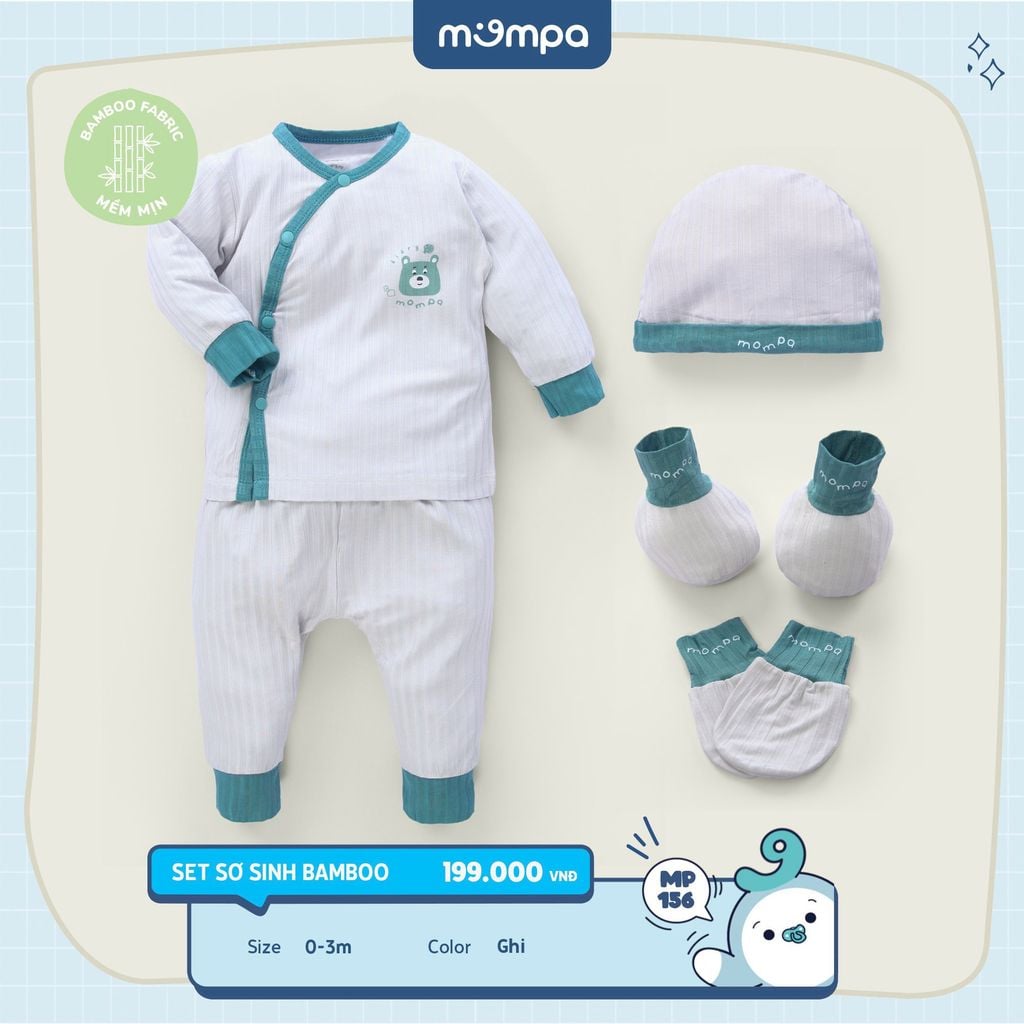 Set sơ sinh Bamboo – ảnh 3