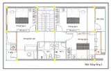  Thiết kế nhà 3 tầng 7x12m 