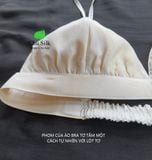  Áo Bra tơ tằm Chu Silk khuy gỗ cài trước 