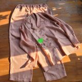  Bộ ngủ Pijama dài tay lụa tơ tằm 100% 