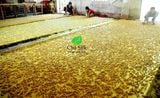  Ruột chăn tơ tằm nguyên tấm bo viền mép (sản phẩm do con tằm tự dệt) 